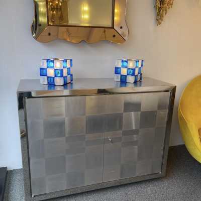 buffet metal chrome inox francoise see france 1970