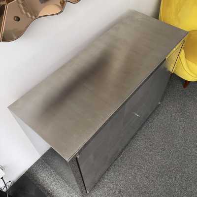 buffet metal chrome inox francoise see france 1970