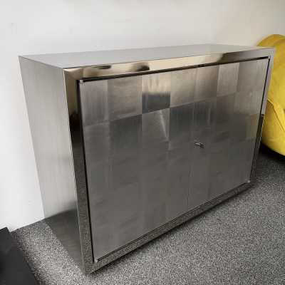 buffet metal chrome inox francoise see france 1970