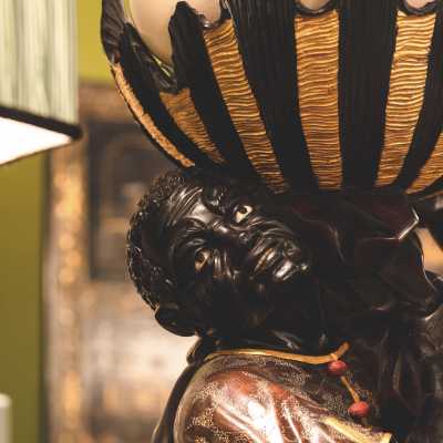 Pair of Nubians, detail