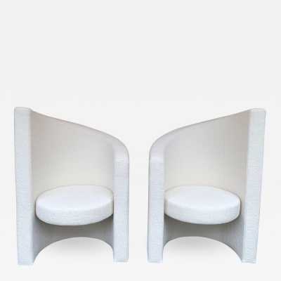 armchairs loop pile paolo pallucco italy 1970 1980