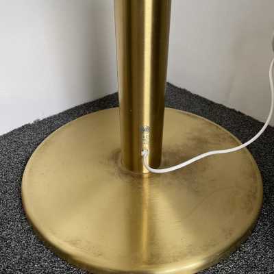 opaline brass floor lamp pia guidetti crippa luci italy 1970