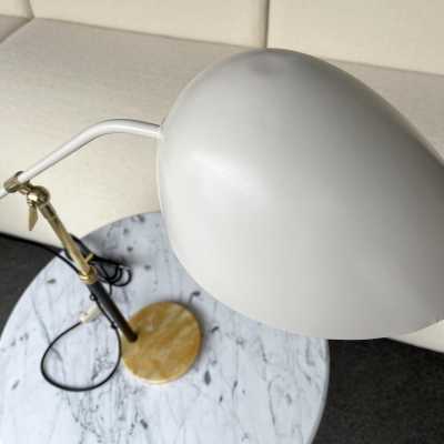 lamps pair 5023 metal brass angelo brotto esperia italy 1950