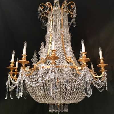 Hot air balloon chandelier