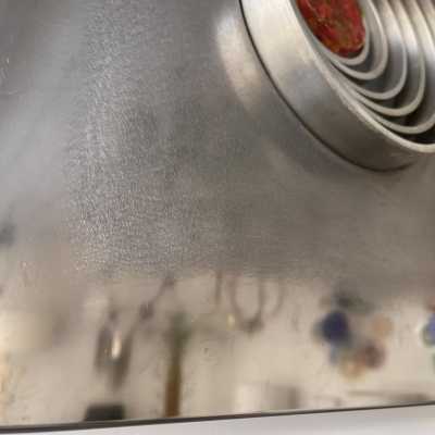 stainless steel pair wall lights angelo brotto esperia italy 1970