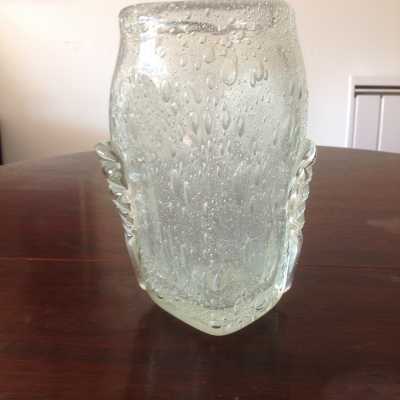SCHNEIDER glass vase