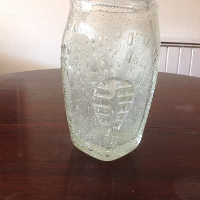 SCHNEIDER glass vase