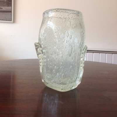 SCHNEIDER glass vase