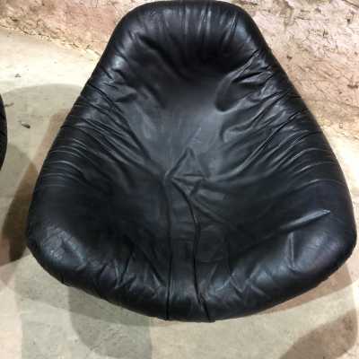 Leather armchairs