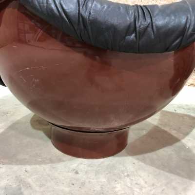 Leather armchairs