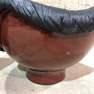 Leather armchairs