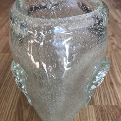 SCHNEIDER glass vase