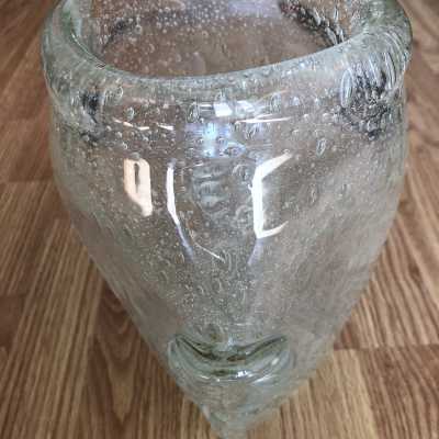 SCHNEIDER glass vase