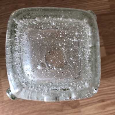 SCHNEIDER glass vase