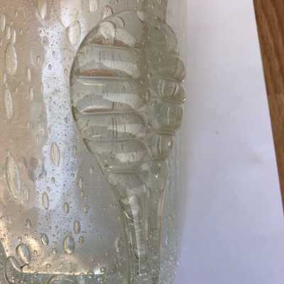 SCHNEIDER glass vase