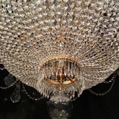 Hot air balloon chandelier