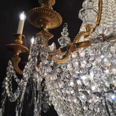 Hot air balloon chandelier
