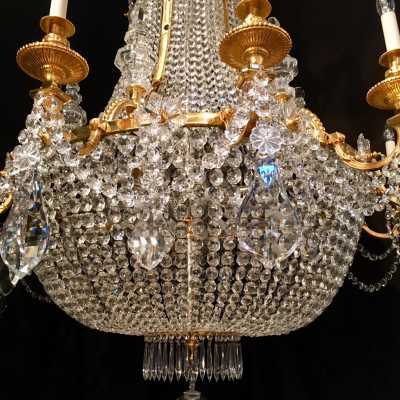 Hot air balloon chandelier