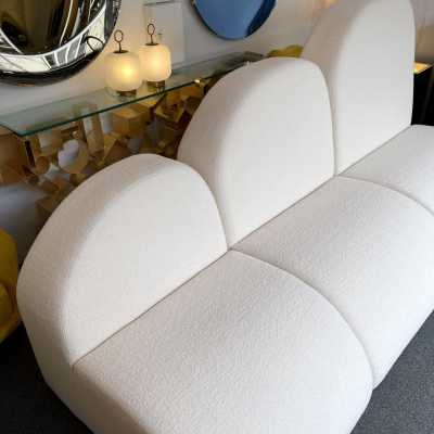 modular sofa in looped fabrics italy 1980 Fabrizio Boldrini and Ettore Lariani