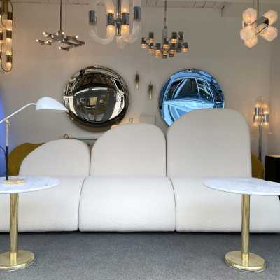 modular sofa in looped fabrics italy 1980 Fabrizio Boldrini and Ettore Lariani