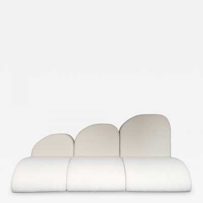 modular sofa in looped fabrics italy 1980 Fabrizio Boldrini and Ettore Lariani