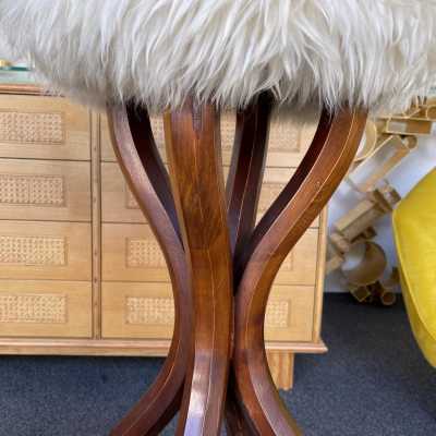 sheep wood stool Italy 1960 1970