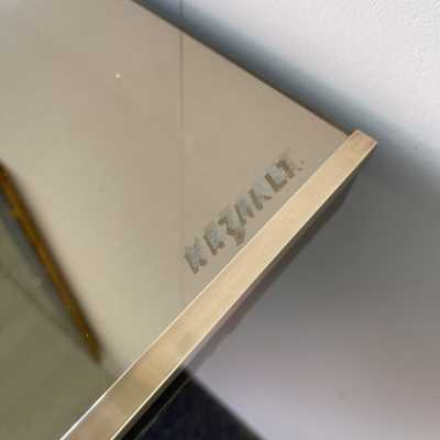 console mirror brass nazaret romeo rega italy 1970