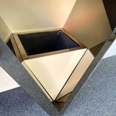 console mirror brass nazaret romeo rega italy 1970