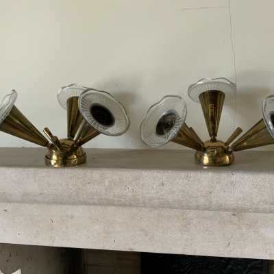 Sputnik wall lights