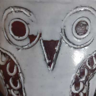 owl vase
