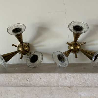 Sputnik wall lights