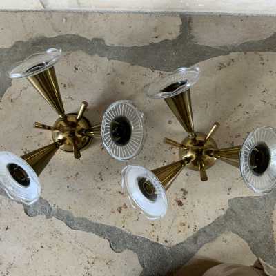 Sputnik wall lights