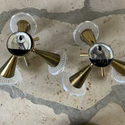 Sputnik wall lights