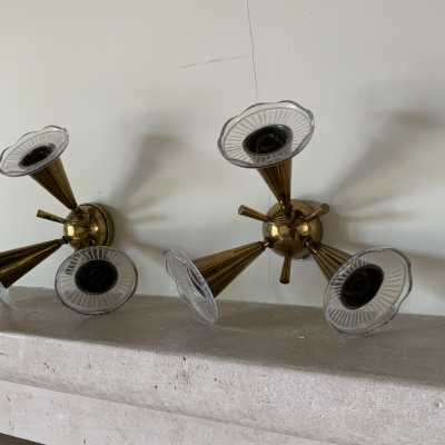 Sputnik wall lights