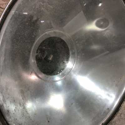 Polished aluminum spotlight