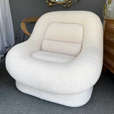 armchairs pair loopy fabrics nuava emilio guarnacci italy 1970