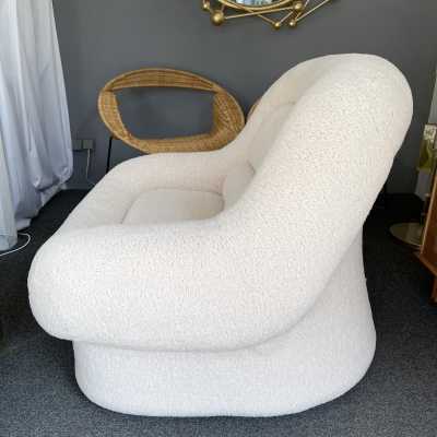 armchairs pair loopy fabrics nuava emilio guarnacci italy 1970