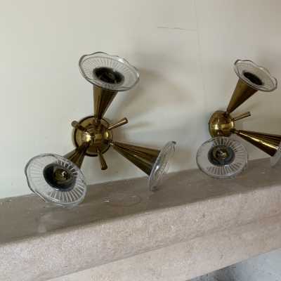 Sputnik wall lights