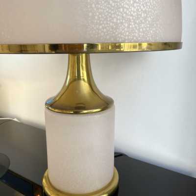 Murano glass lamp brass la murrina 1970