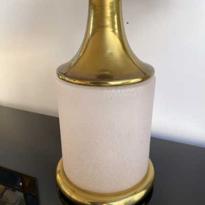 Murano glass lamp brass la murrina 1970