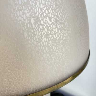 Murano glass lamp brass la murrina 1970