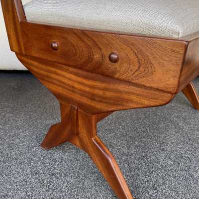 wood compass armchairs pierre jeanneret jean royère italy 1960 gio ponti