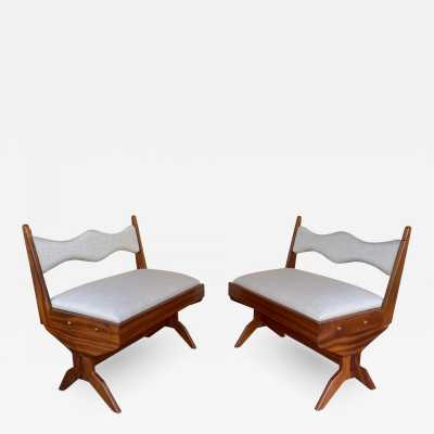 wood compass armchairs pierre jeanneret jean royère italy 1960 gio ponti