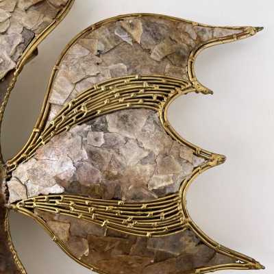 wall light pair brass richard isabelle faure maison honoré paris france 1970 1980