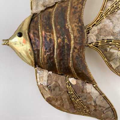 wall light pair brass richard isabelle faure maison honoré paris france 1970 1980