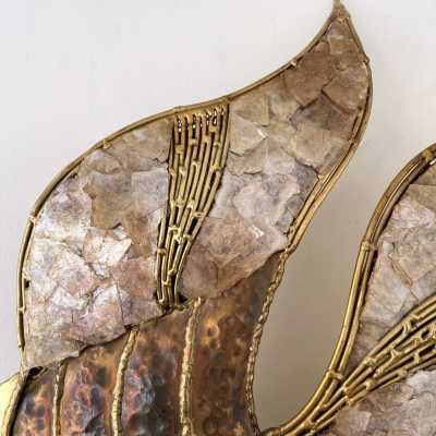 wall light pair brass richard isabelle faure maison honoré paris france 1970 1980
