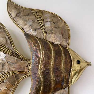 wall light pair brass richard isabelle faure maison honoré paris france 1970 1980
