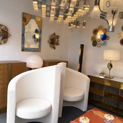 wall light pair brass richard isabelle faure maison honoré paris france 1970 1980