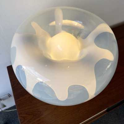 lamp murano glass metal toni zuccheri veart italy 1970