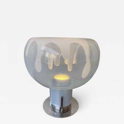 lamp murano glass metal toni zuccheri veart italy 1970